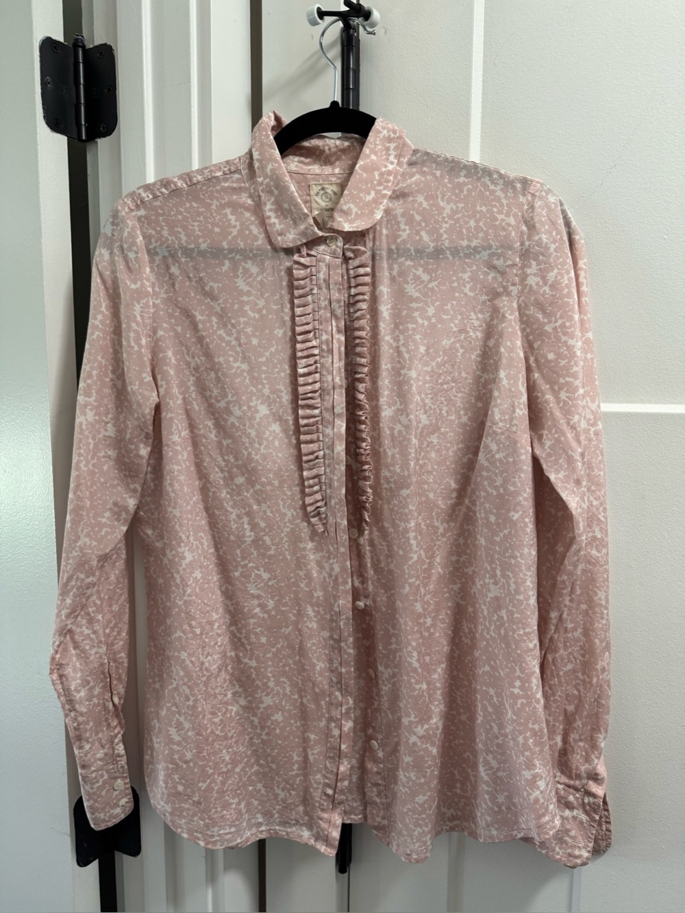 J.Crew Pink Button Shirt Size 8